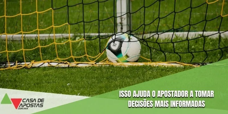 Isso ajuda o apostador a tomar decisões mais informadas
