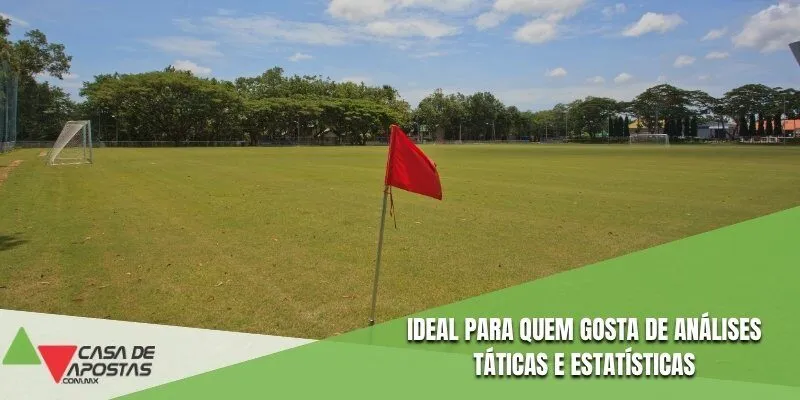 Ideal para quem gosta de análises táticas e estatísticas