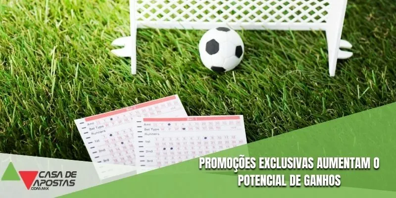 Promoções do exclusivas aumentam o potencial de e ganhos