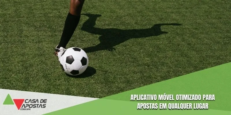 Aplicativo móvel otimizado para apostas em qualquer lugar