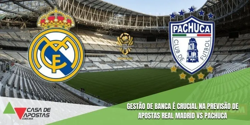 Gestão de banca é crucial na Previsão de apostas Real Madrid vs Pachuca